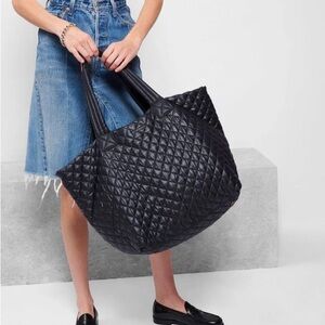 MZ Wallace Black Quilted Tote